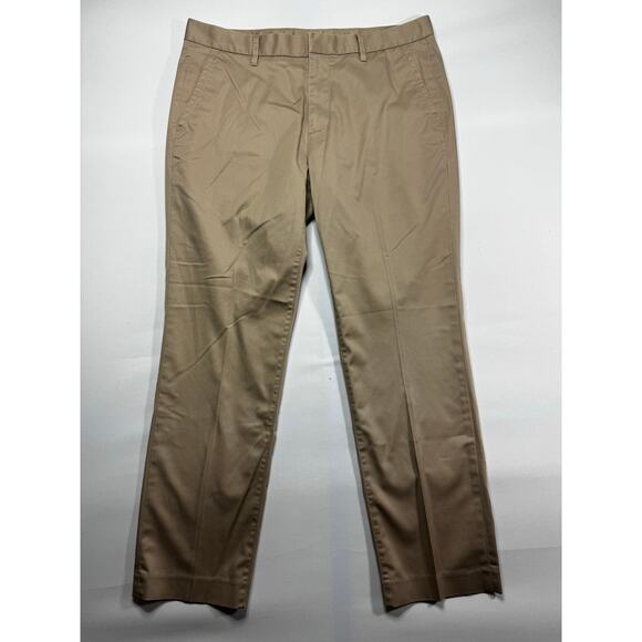 Bonobos Men's "Wednesday" Slim Straight Leg Khaki Chino Pants - Sz 33x28 (34x27) - Picture 1 of 6